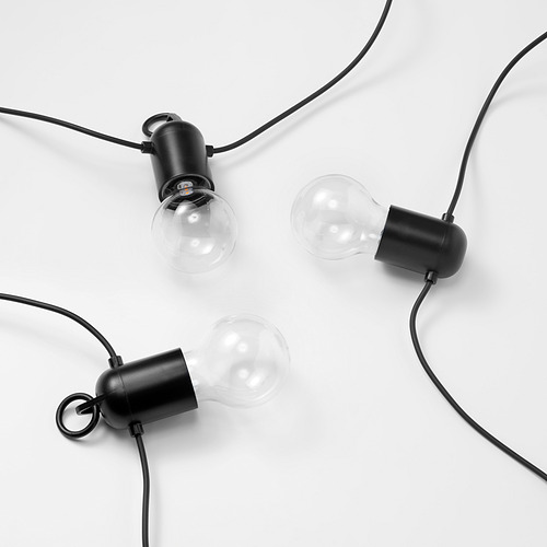 SVARTRÅ, 12 LED lempučių girlianda