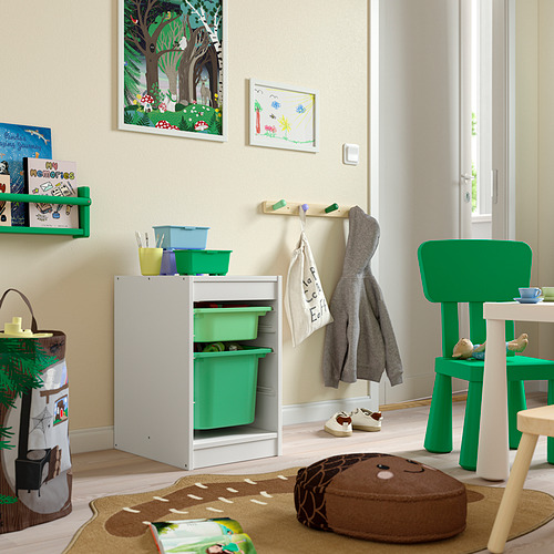 TROFAST, riiul/kapp ja kastid