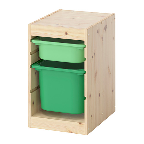 TROFAST, storage combination with boxes
