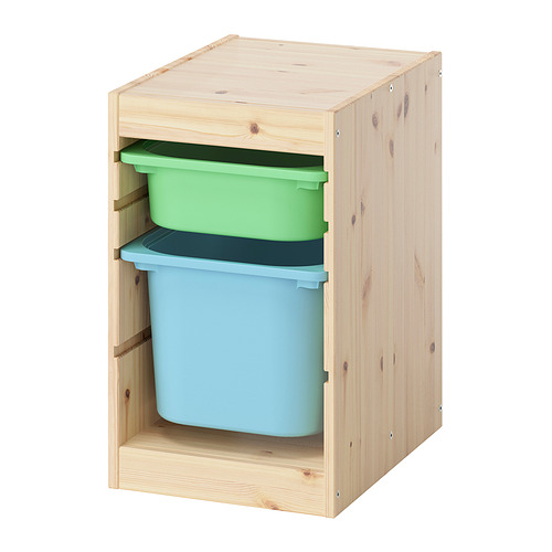 TROFAST, storage combination with boxes