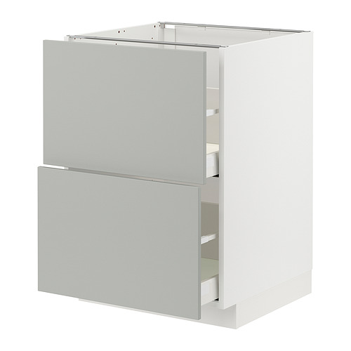 METOD/MAXIMERA põrandakapp 2 kõrge sah + 2 esip