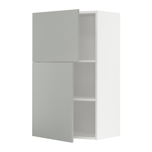 METOD seinakapp riiulite/2 uksega