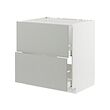 METOD/MAXIMERA base cab f sink+2 fronts/2 drawers