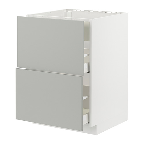 METOD/MAXIMERA sahtliga põr-kapp pliidile/õhupuh.