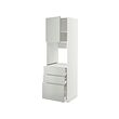 METOD/MAXIMERA high cab f oven w door/3 drawers