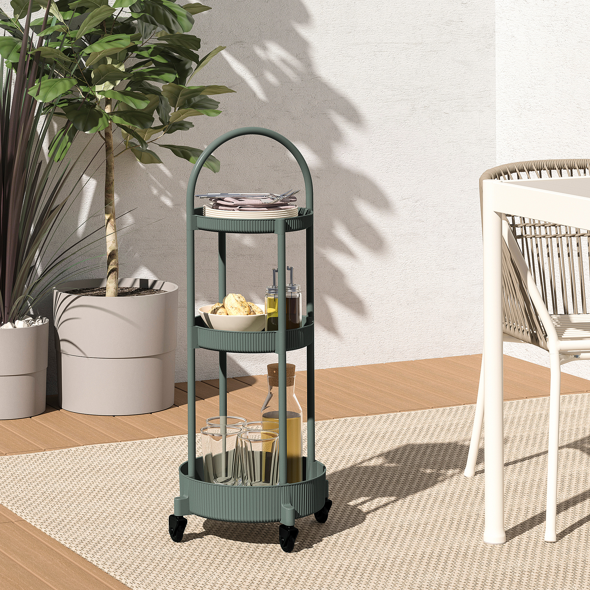 JUTTERSBO trolley grey-green | IKEA Lietuva