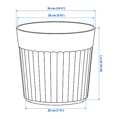 FRÄKENVÄXT puķupods