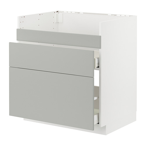 METOD/MAXIMERA напол шк д/мойки ХАВСЕН/3фасада/2ящ