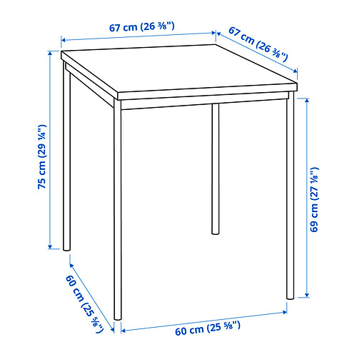 SANDSBERG table and 2 chairs