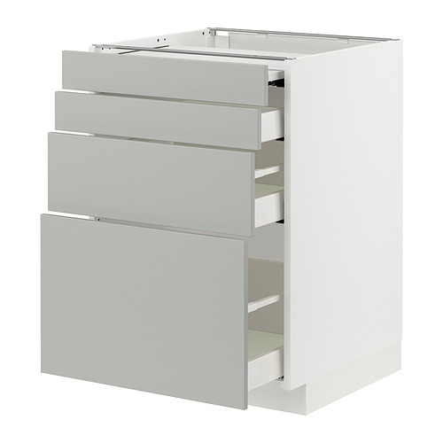 METOD/MAXIMERA напольный шкаф с выдвиж панелью/3ящ