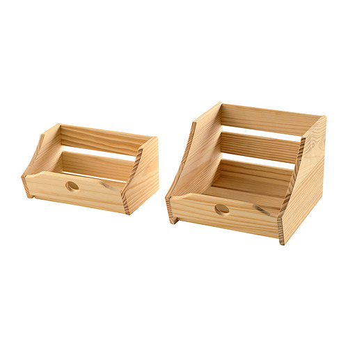 CHOKLADHAJ, food storage box, set of 2