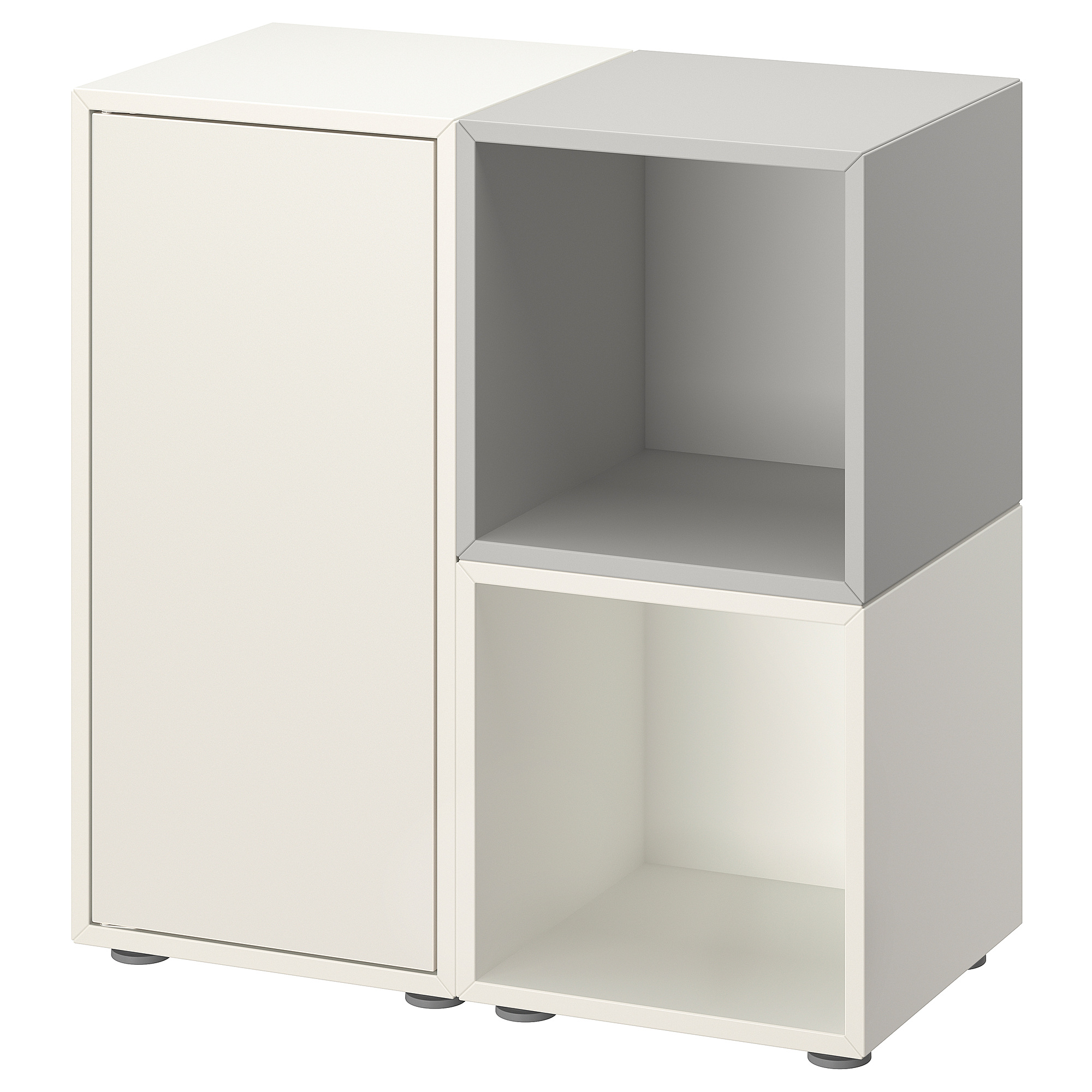 EKET combination with feet white/grey 70x35x72 cm IKEA Eesti