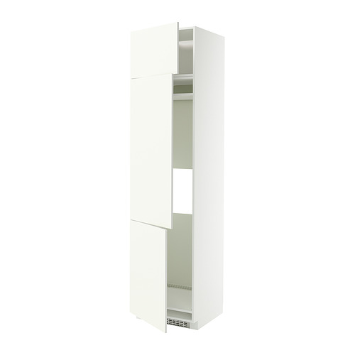 METOD, high cab f fridge/freezer w 3 doors