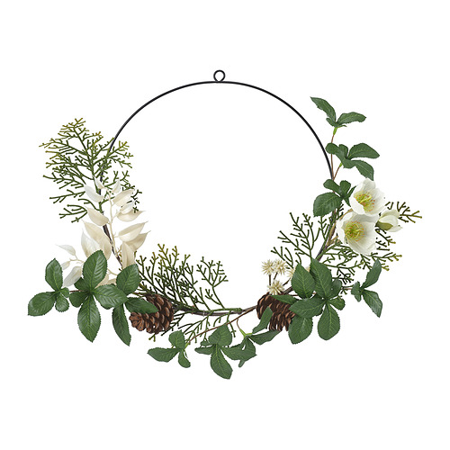 VINTERFINT, artificial half wreath