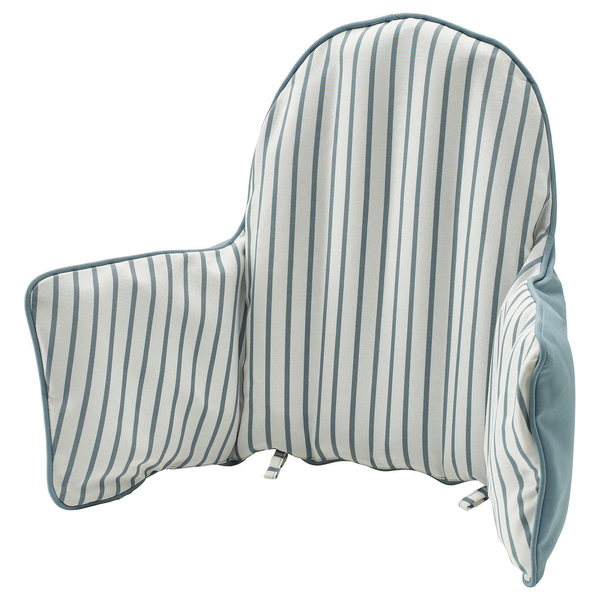 ANTILOP supporting cushion and cover blue/white striped IKEA Eesti