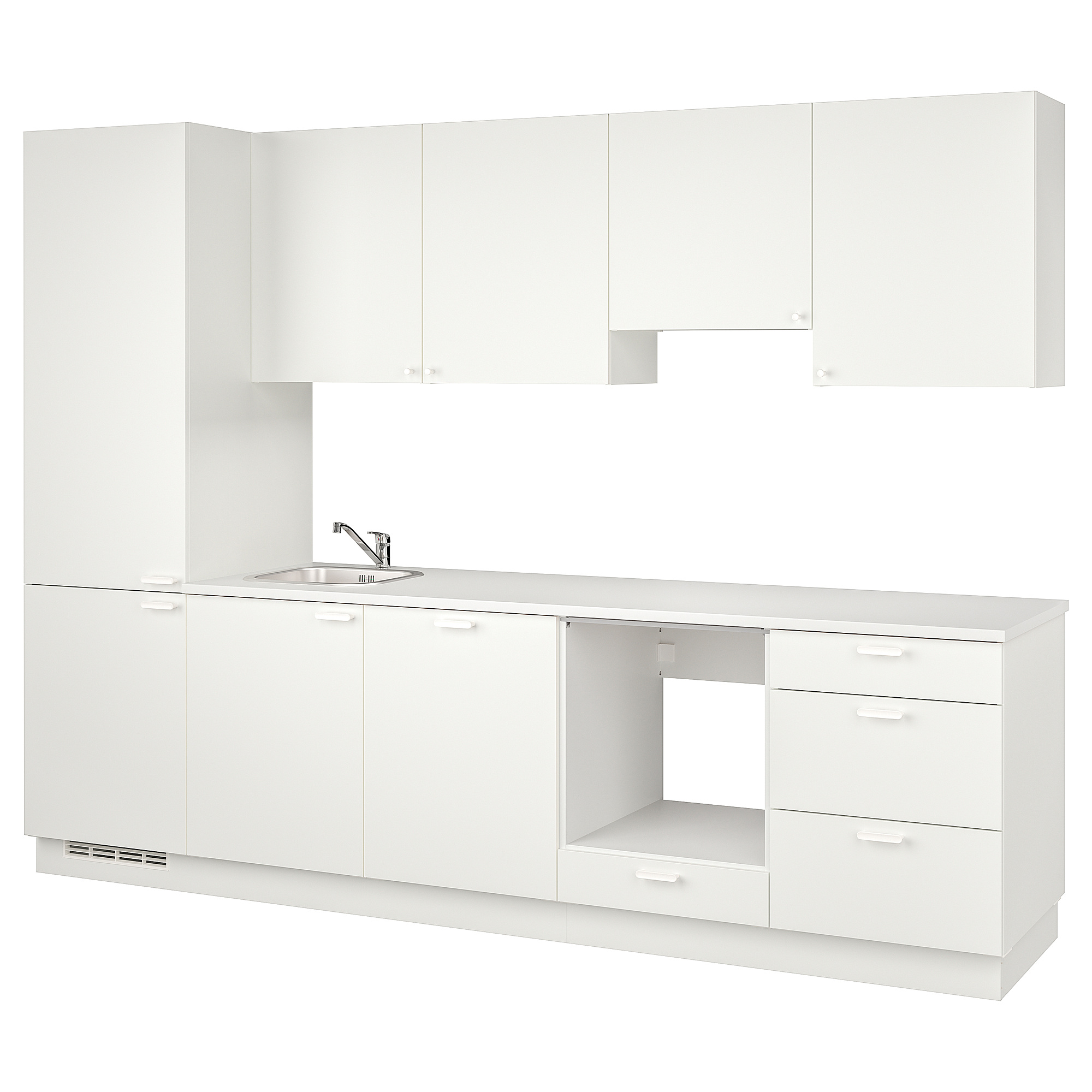 ENHET кухня белый 301.5x63.5x222.5 см | IKEA Eesti