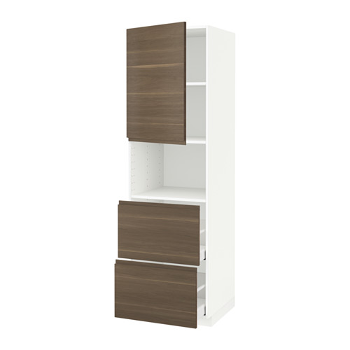 METOD/MAXIMERA hi cab f micro w door/2 drawers