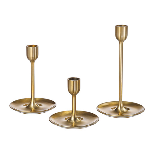 FULLTALIG candlestick, set of 3