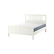 HEMNES bed frame with mattress
