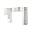 PLATSA wardrobe with 8 doors+3 drawers