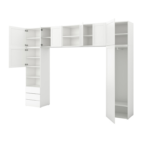 PLATSA гардероб/8 дверей+3 ящика