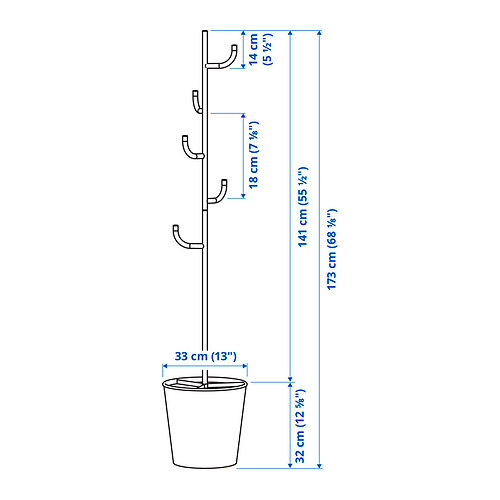 ÄLGANÄS hat and coat stand