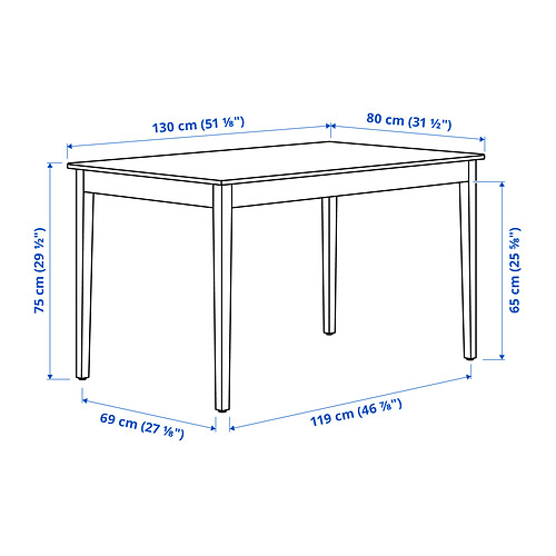 NÄSINGE/NÄSINGE galds un 4 krēsli