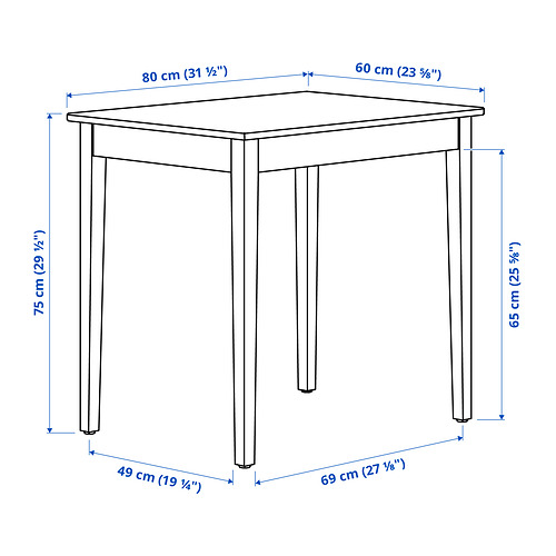 NÄSINGE/NÄSINGE table and 2 chairs