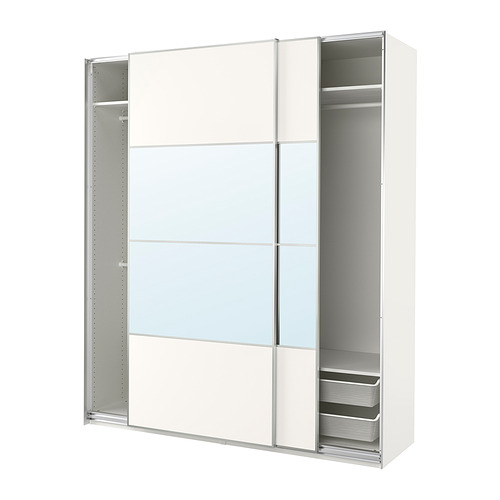PAX/MEHAMN/AULI wardrobe with sliding doors
