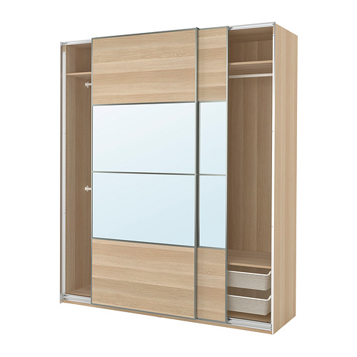 PAX/MEHAMN/AULI гардероб с раздвижными дверьми