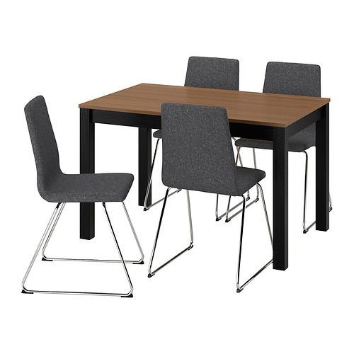 LILLÅNÄS/ÅLHULT, galds un 4 krēsli