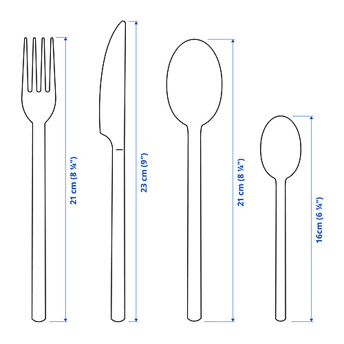 STOCKHOLM 2025 столовый набор,24 предмета