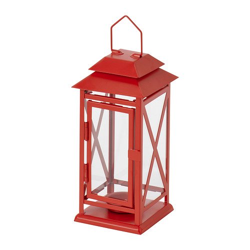 VINTERFINT, lantern for tealight, in/outdoor
