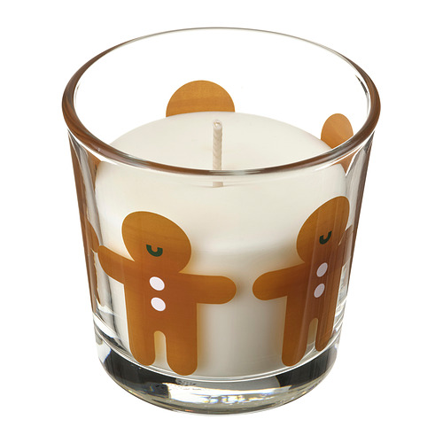 VINTERFINT, scented candle in glass