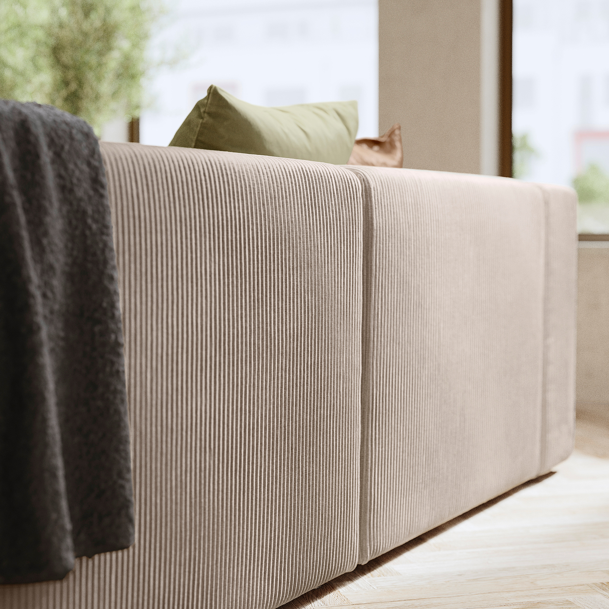 3-seat modular sofa IKEA JÄTTEBO JÄTTEBO 3-seat modular sofa Tonerud grey | IKEA Lietuva