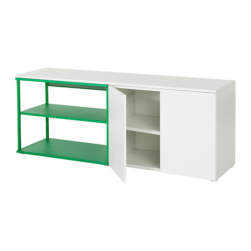 PLATSA open storage combination w 2 doors