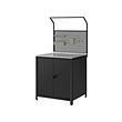 GRILLSKÄR kitchen island w back panel