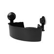 TISKEN corner shelf unit with suction cup