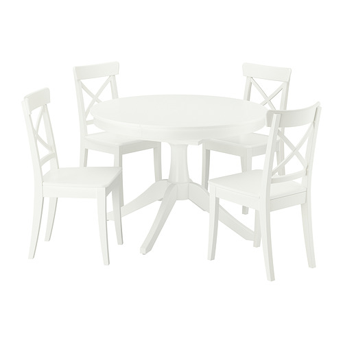 ROSENTORP/ROSENTORP, stalas ir 4 kėdės