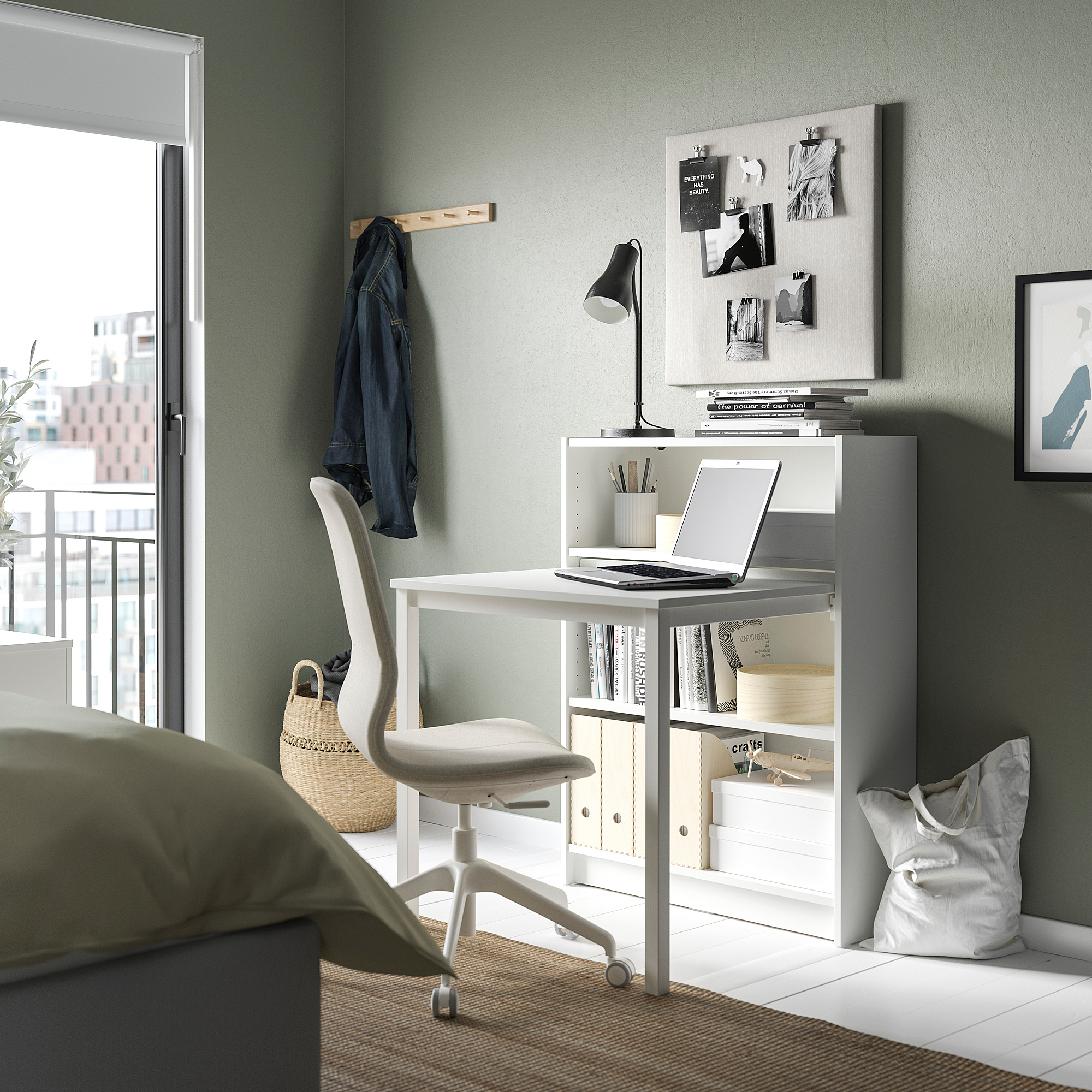 IKEA 棚 白 ホワイトぱんYQPZHB2 BILLY Bookcase with desk white | IKEA Eesti
