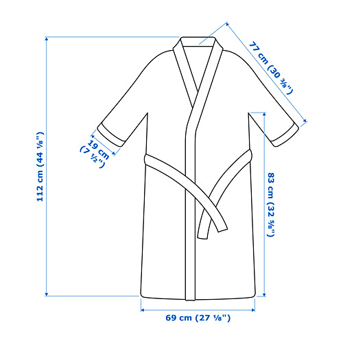 ROCKÅN vonios chalatas