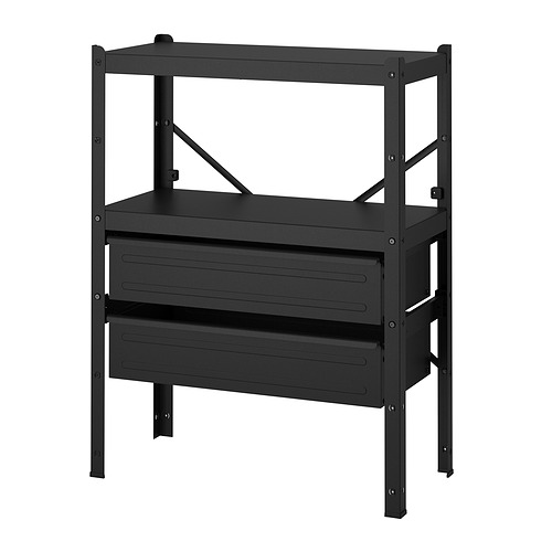 BROR 1 sektsioon/riiulid/sahtlid