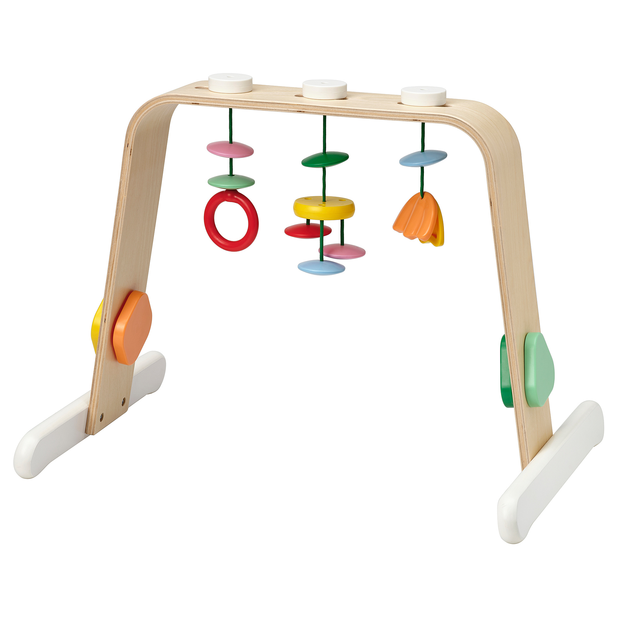 LEKA baby gym birch plywood/multicolour IKEA Lietuva