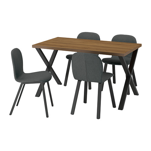 SKÅLSTA, стол и 4 стула