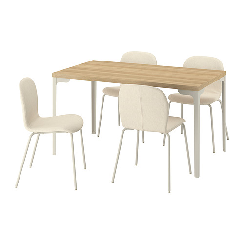 SKÅLSTA, stalas ir 4 kėdės