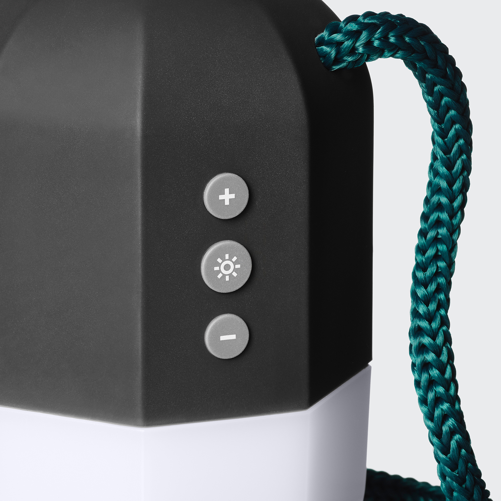 FNURRA alarm clock/wakeup light grey 10x Ø6.5 cm IKEA Eesti