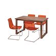 TOBIAS/MÖRBYLÅNGA table and 4 chairs