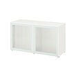 BESTÅ shelf unit with glass doors