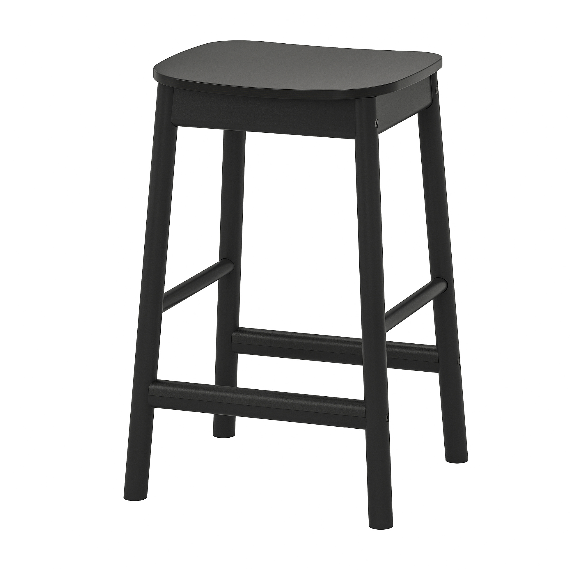 RÖNNINGE bar stool black IKEA Latvija - Main Image