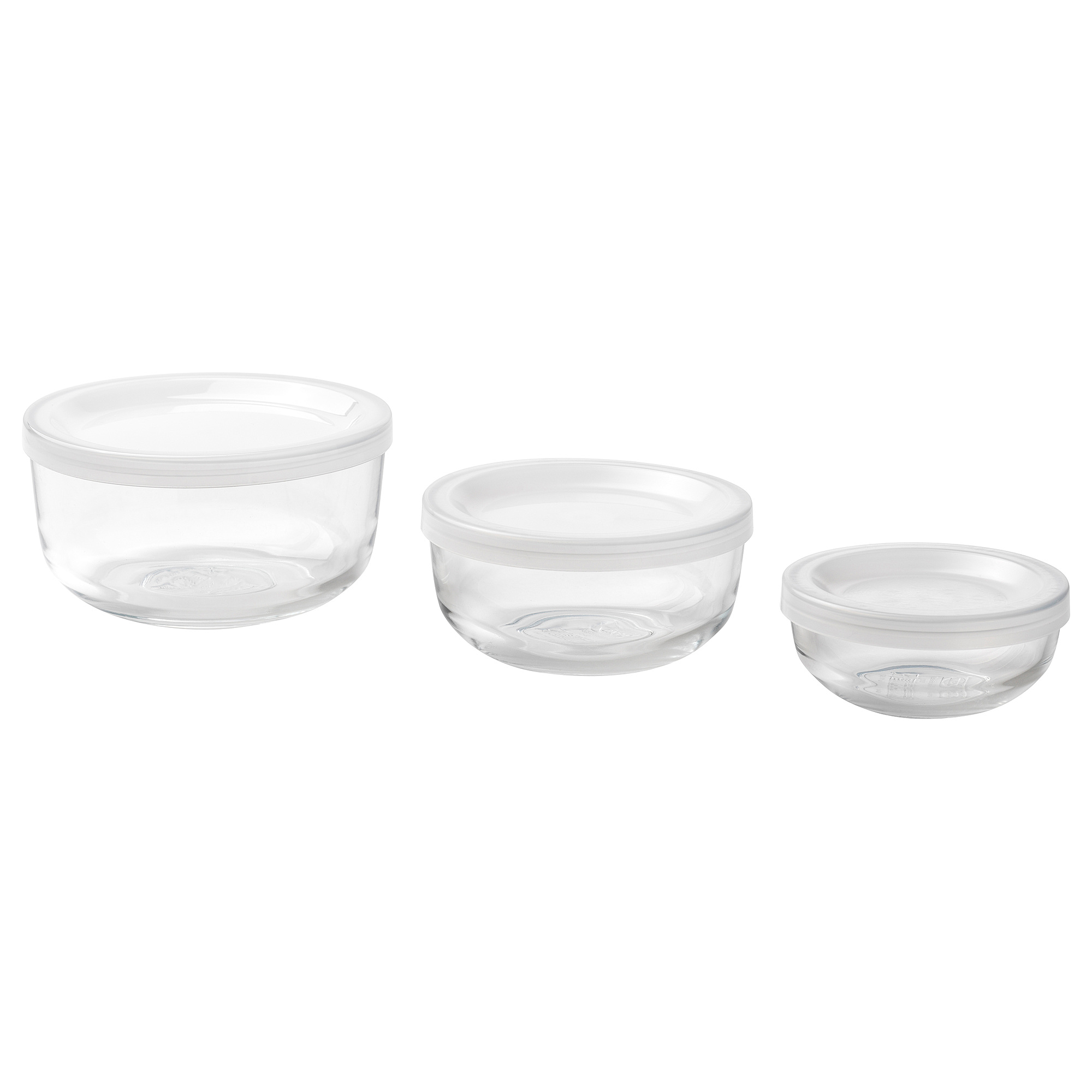 BESTÄMMA food container with lid, set of glass IKEA Eesti